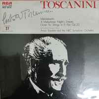 แผ่นเสียง Toscanini - Mendelssohn A Midsumer Night's Dream Octet For Strings In E-Flat Op.20 Vinyl VG+