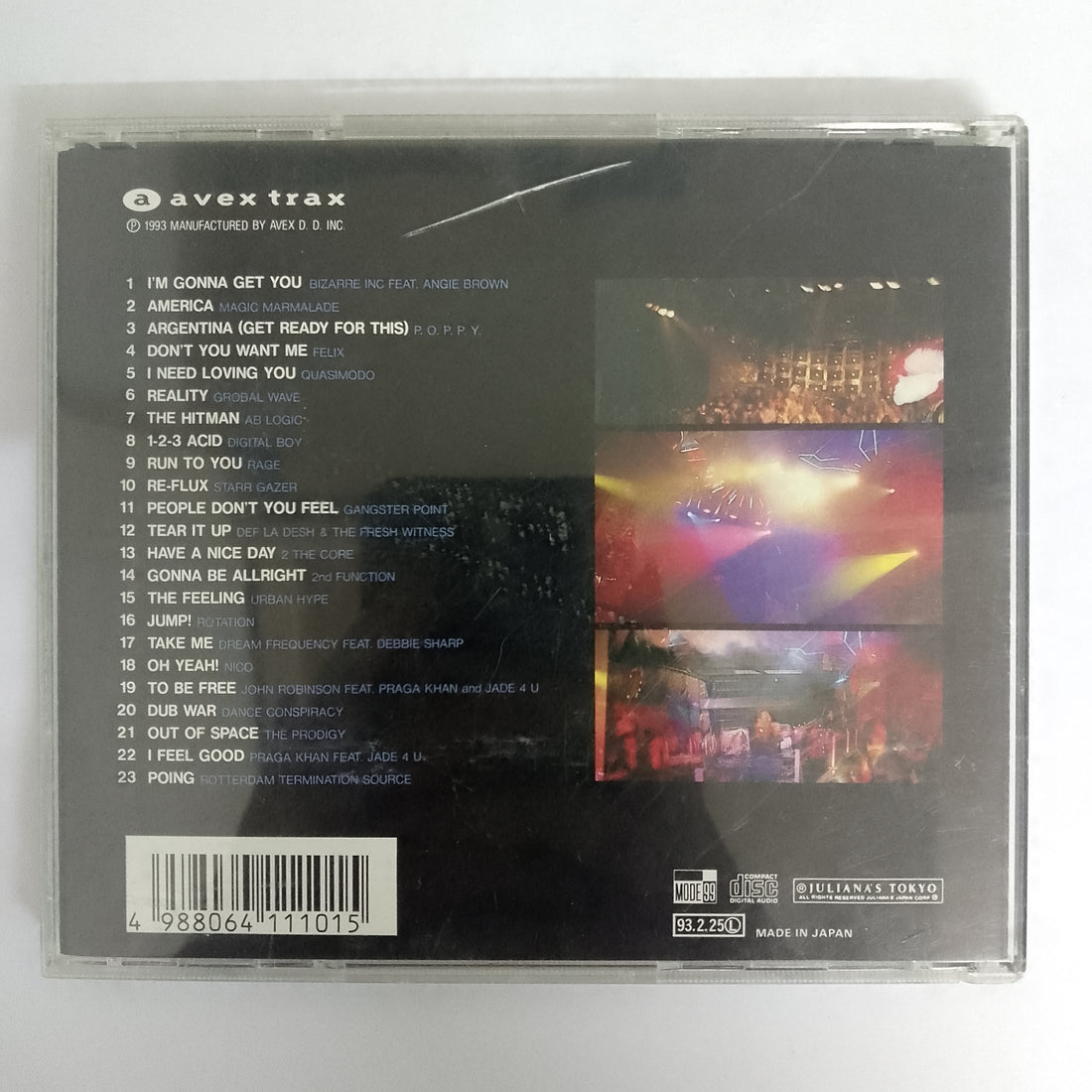 ซีดี Various - Juliana's Tokyo Vol. 4 ● Trance Rave Party CD VG+