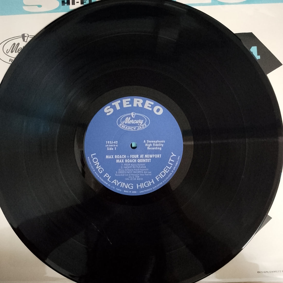 แผ่นเสียง Max Roach Quintet - Max Roach + Four At Newport Vinyl VG+