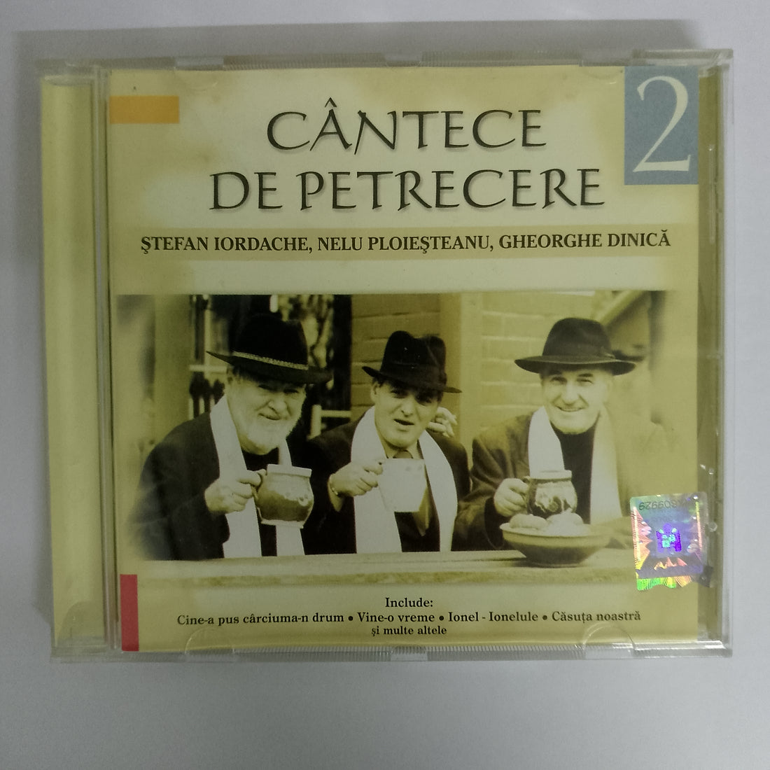 ซีดี Ștefan Iordache, Nelu Ploieșteanu, Gheorghe Dinică - Cântece De Petrecere 2 CD VG+