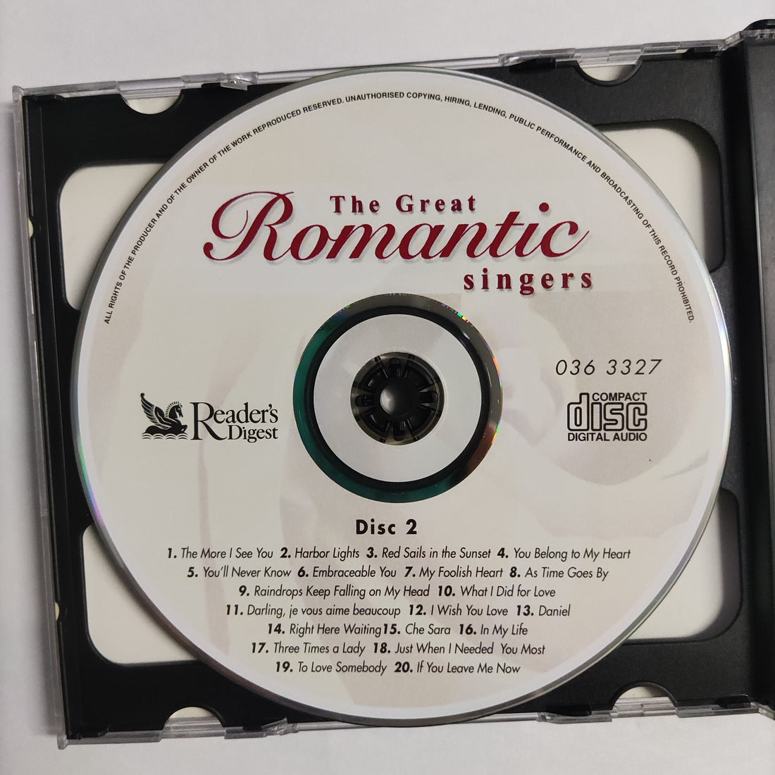 ซีดี Various - The Great Romantic Singers CD VG+ 5CDs