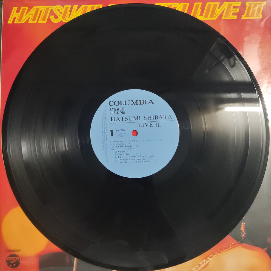 แผ่นเสียง Hatsumi Shibata - Live III Vinyl VG+