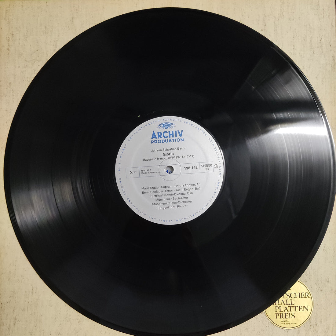 แผ่นเสียง Johann Sebastian Bach - Mass In B Minor Messa En Si Mineur BWV 2232 Vinyl VG+ 3LPs