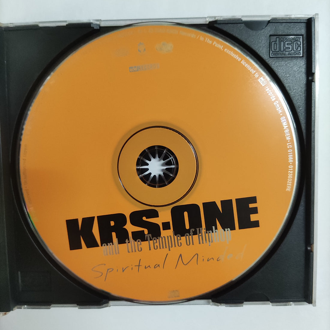 ซีดี KRS-One And The Temple Of Hiphop - Spiritual Minded CD VG+