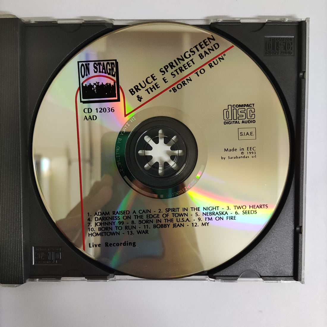 ซีดี Bruce Springsteen - Born To Run CD VG+