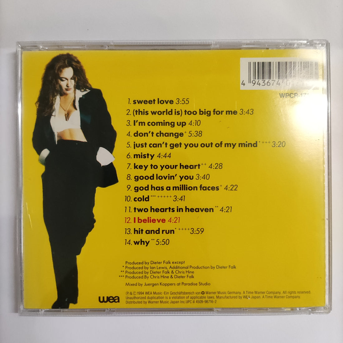 ซีดี Sandy Reed - I Believe CD VG+