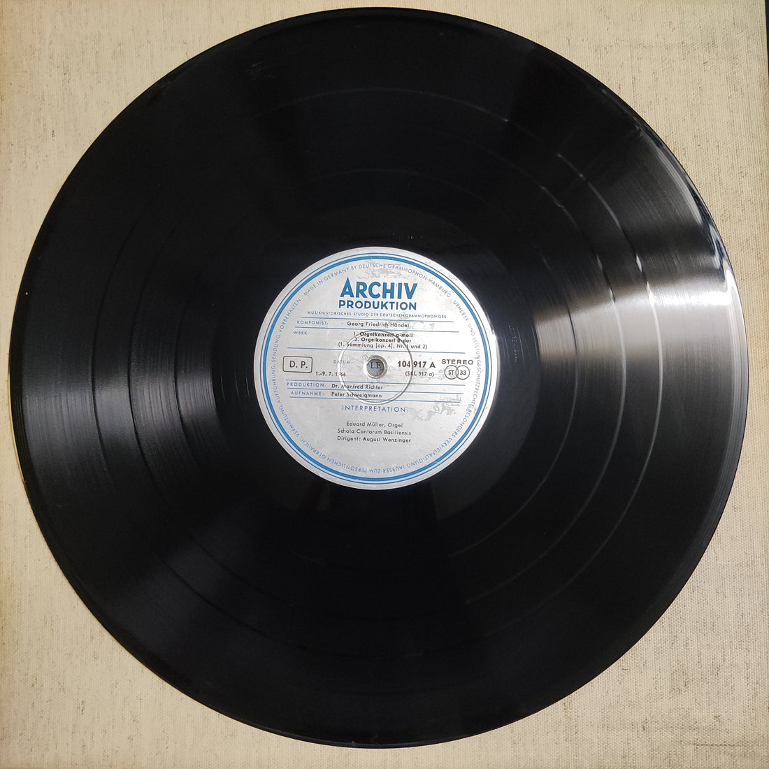 แผ่นเสียง Johann Sebastian Bach - George Frederick Handel Concerti Per L'Organo Ed Altri Stromenti Vinyl VG+ 5LPs