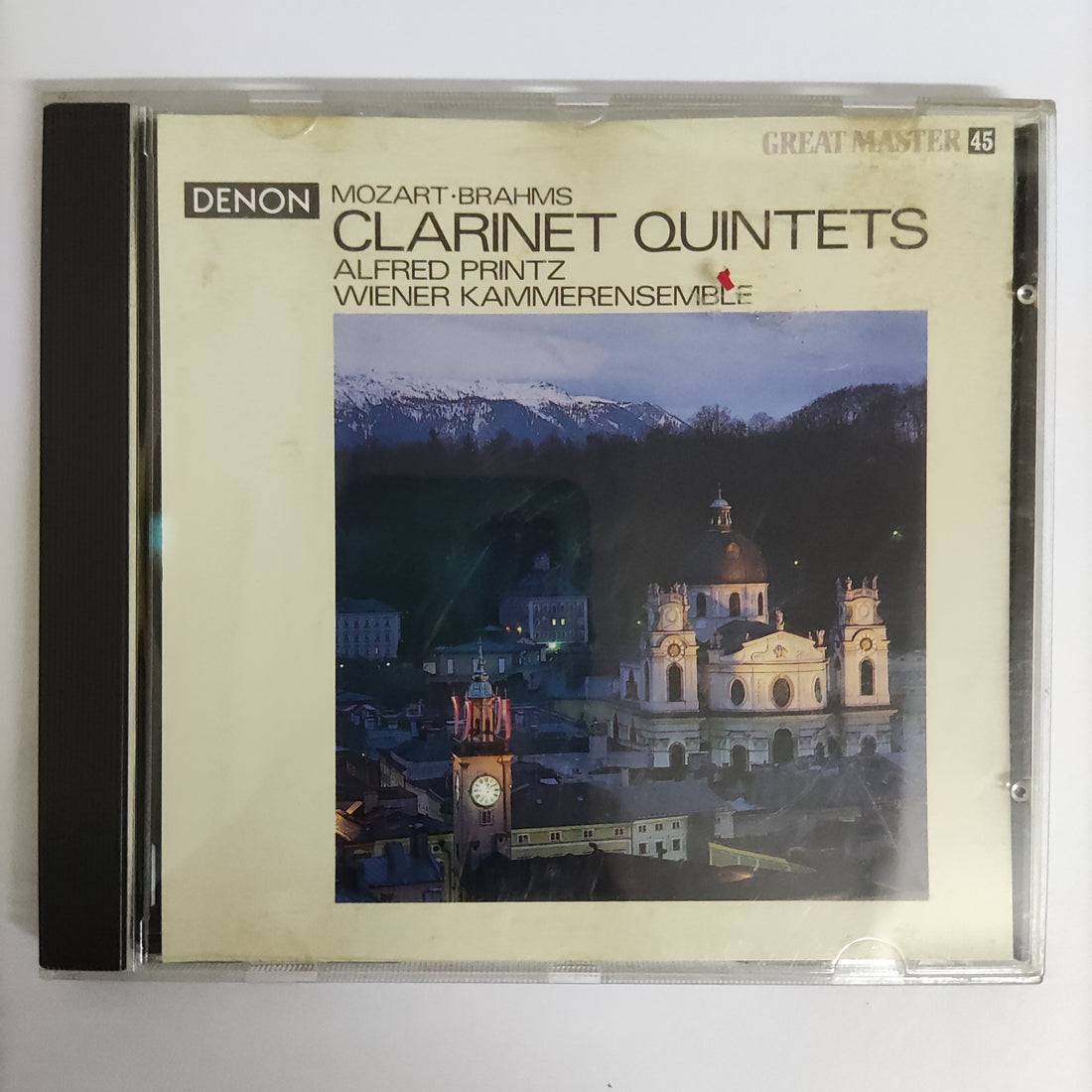 ซีดี Various - Mozart Clarinet Quintets Alfred Printz Wiener Kammerensemble CD VG+