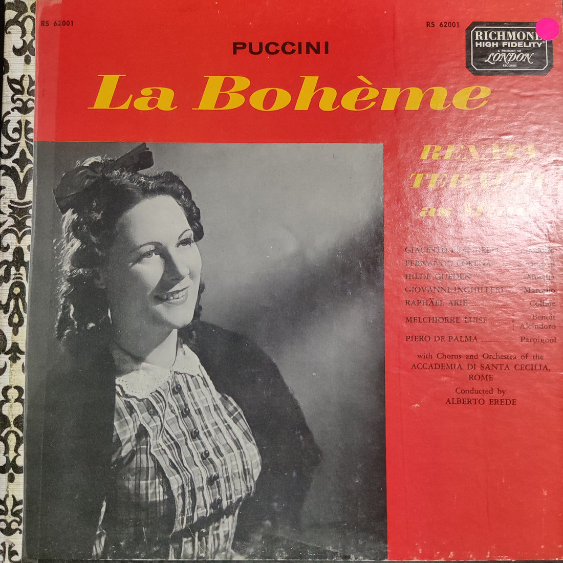 แผ่นเสียง Puccini / Renata Tebaldi – La Bohème: Renata Tebaldi As Mimi Vinyl VG+ 2LPs