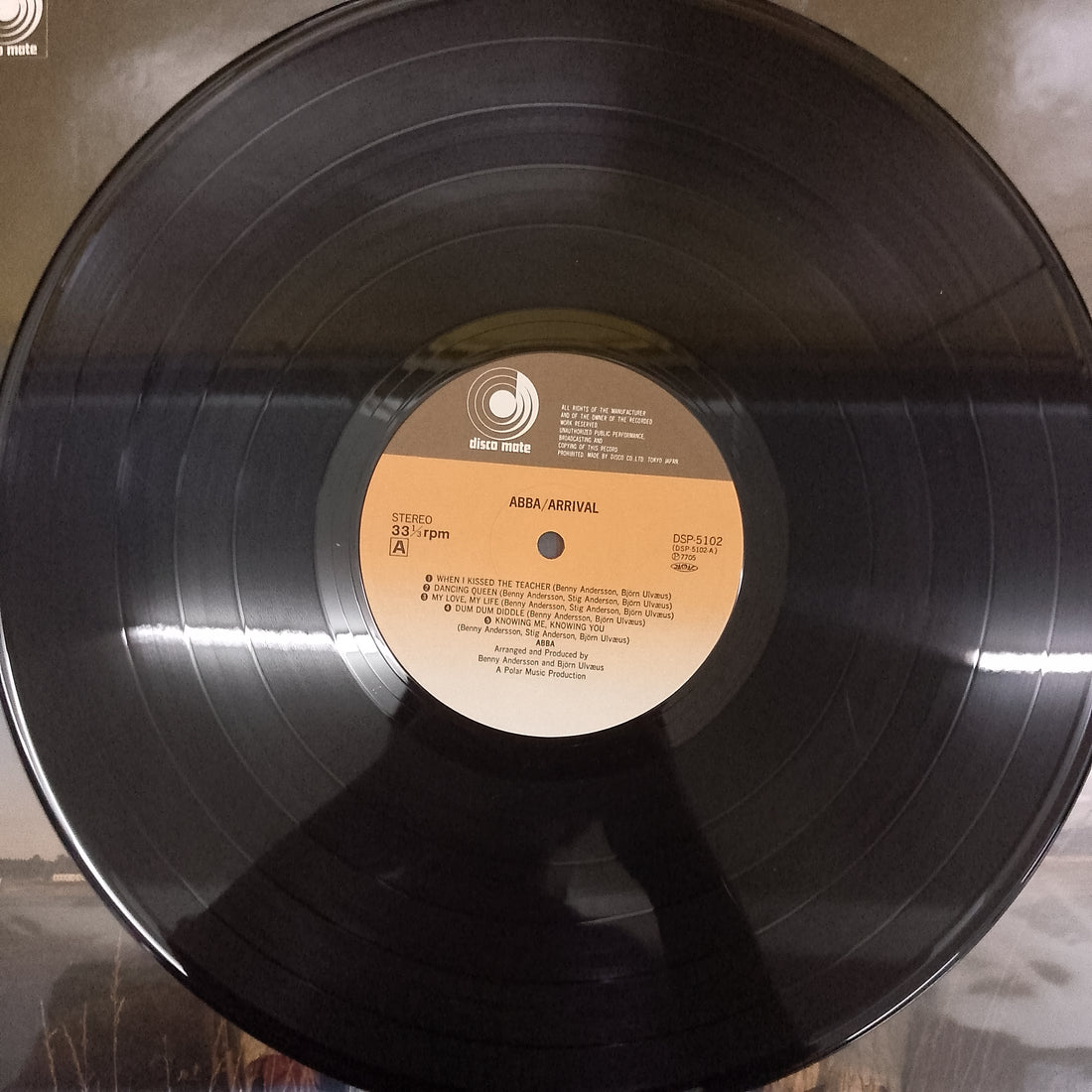 แผ่นเสียง ABBA = ABBA - Arrival = アライバル Vinyl VG+