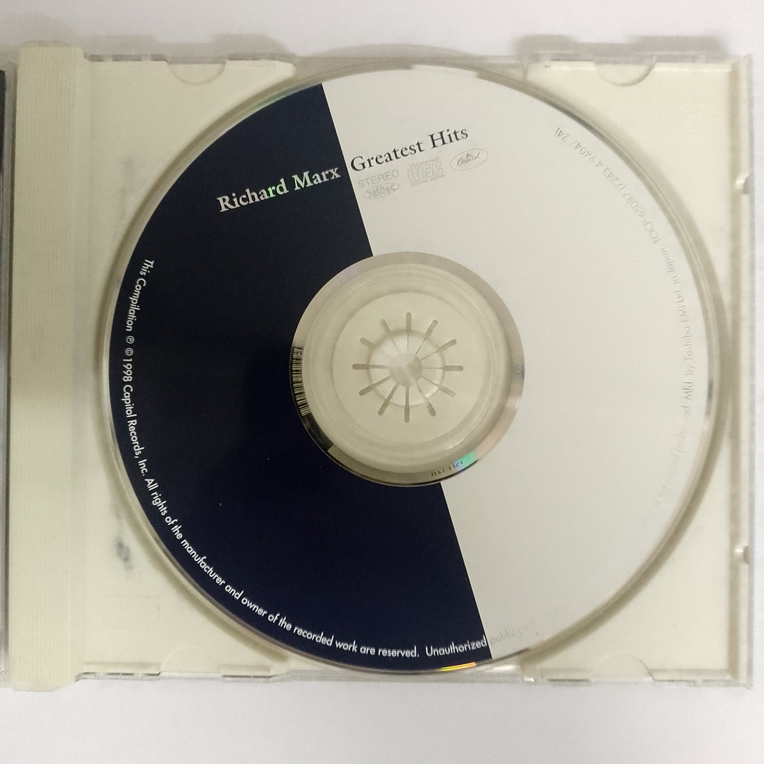 ซีดี Richard Marx - Greatest Hits CD VG