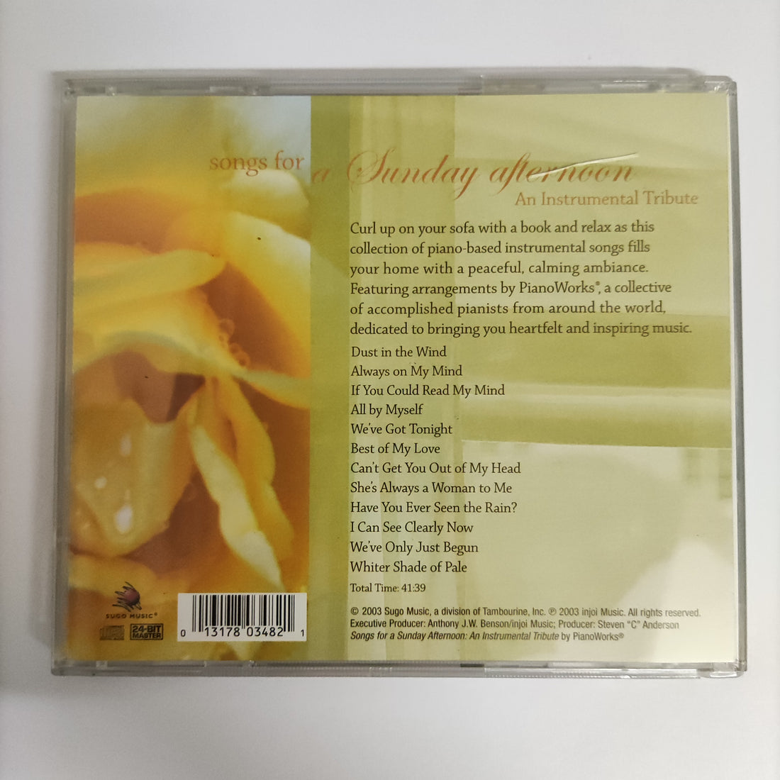 ซีดี Various - Songs For A Sunday Afternoon An Instrumental Tribute CD VG+
