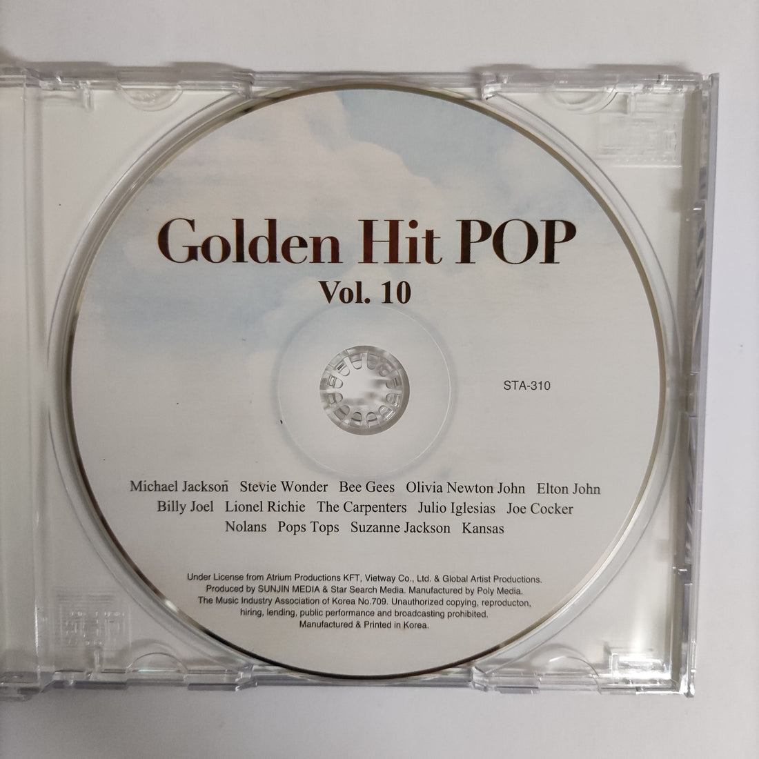 ซีดี Various - Golden Hot Pop Vol.10 CD VG+
