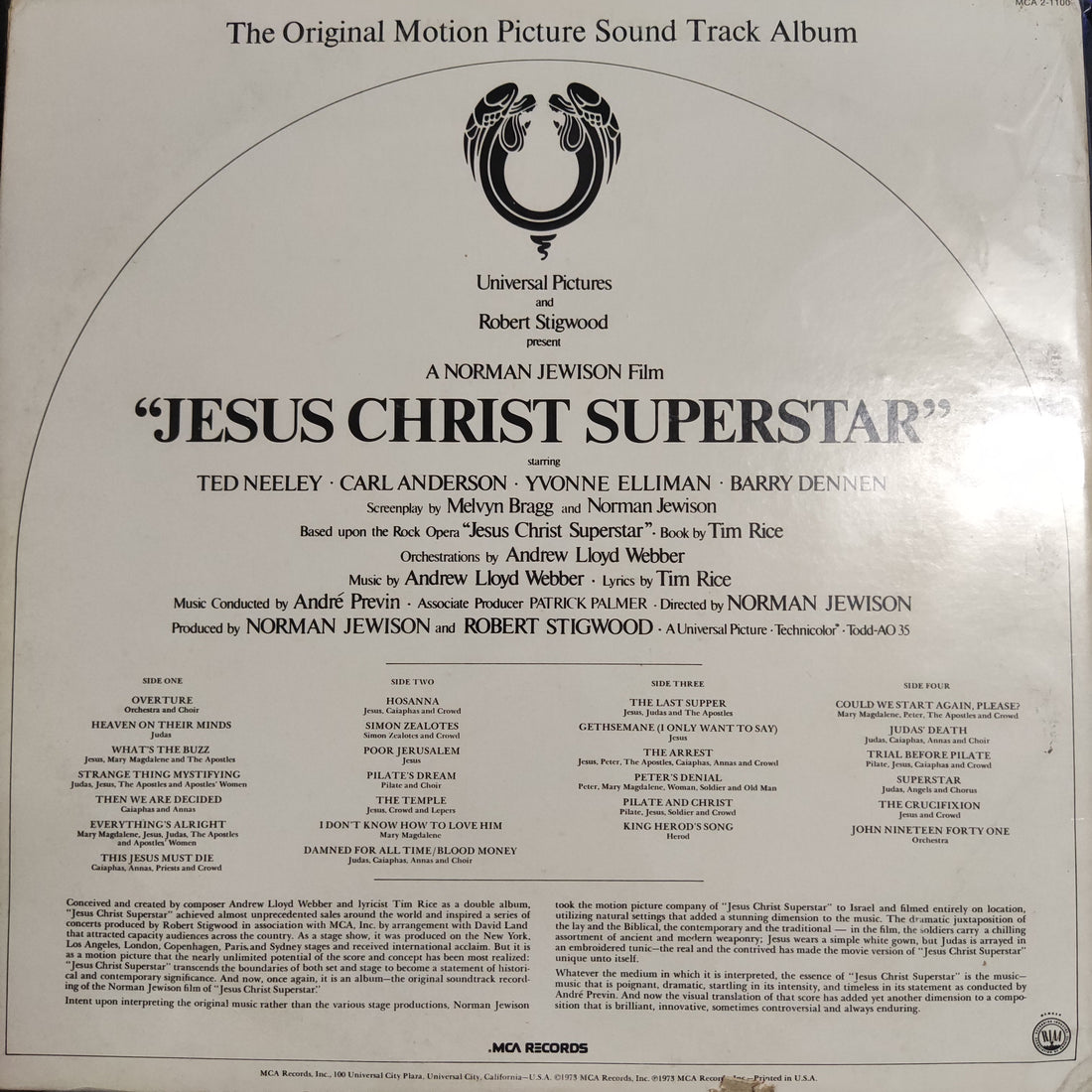แผ่นเสียง Various - Jesus Christ Superstar The Original Motion Picture Sound Track Album Vinyl VG+