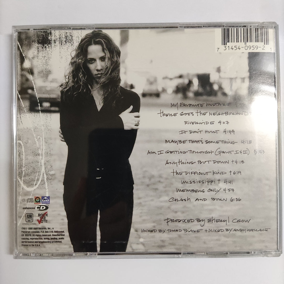 ซีดี Sheryl Crow - The Globe Sessions CD VG+