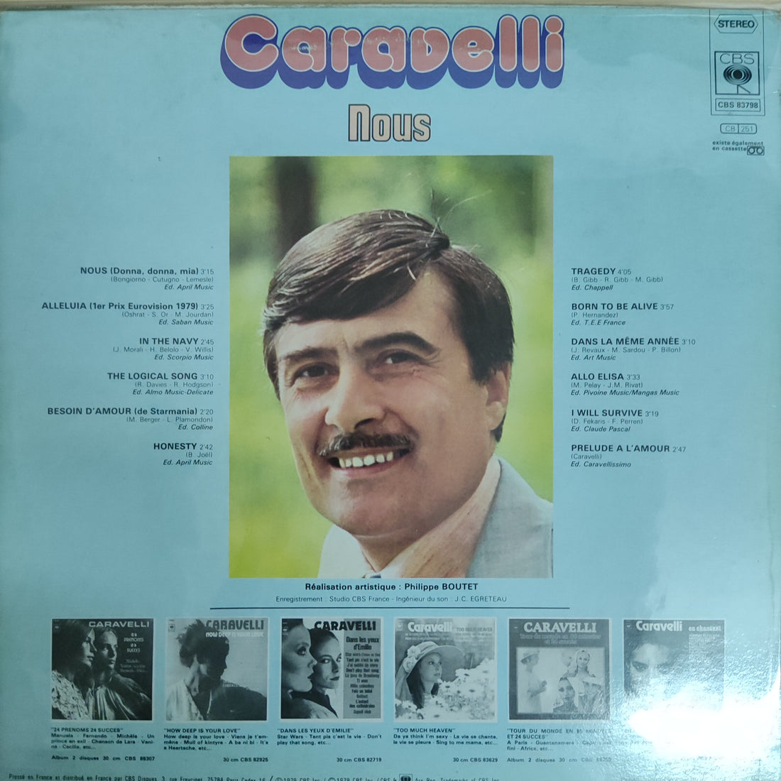 แผ่นเสียง Caravelli - Nous Vinyl VG+