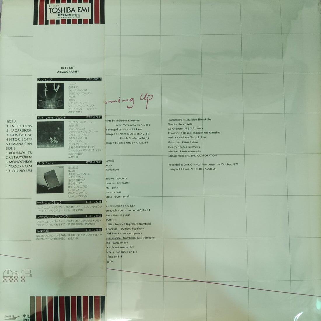 แผ่นเสียง Hi-fi Set - Coming Up Vinyl VG+