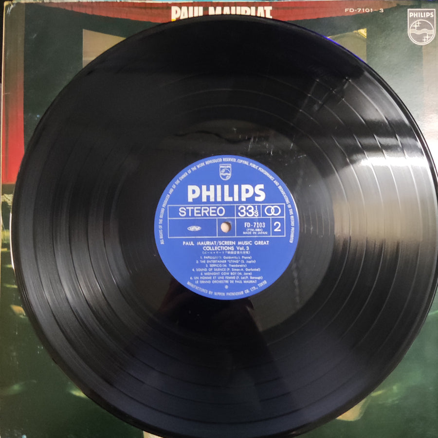 แผ่นเสียง Paul Mauriat - Screen Music Great Collections Vinyl VG+ 2LPs