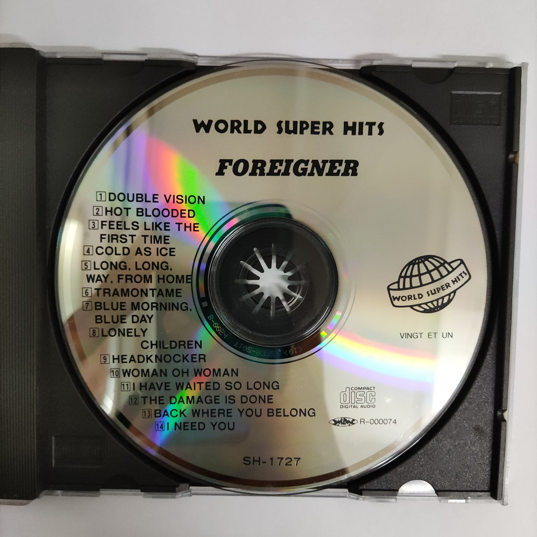 ซีดี Foreigner - World Super Hits CD VG+