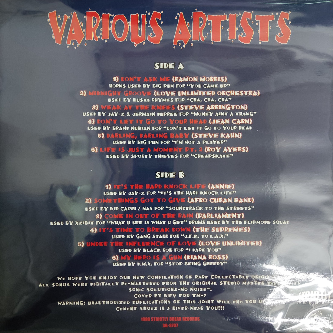 แผ่นเสียง Various - Strictly Breaks Vol.7 Vinyl VG+