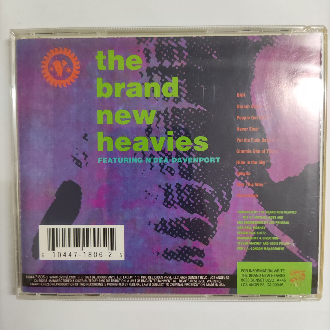 ซีดี The Brand New Heavies - The Brand New Heavies CD VG+