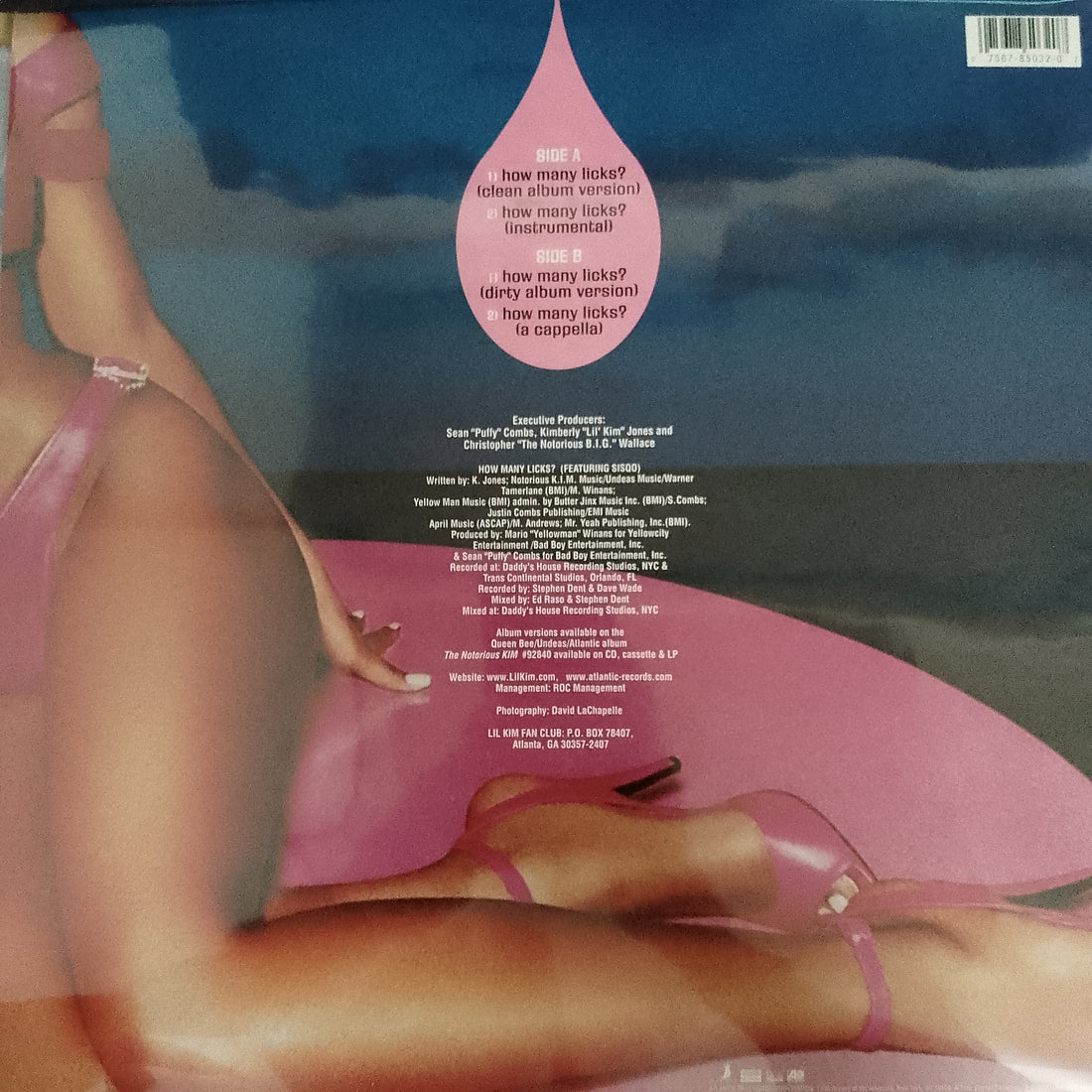 แผ่นเสียง Lil' Kim Featuring Sisqo - How Many Licks? Vinyl VG+