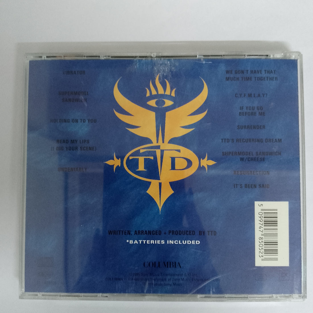 ซีดี Terence Trent D'Arby - Terence Trent D'Arby's Vibrator* CD VG+