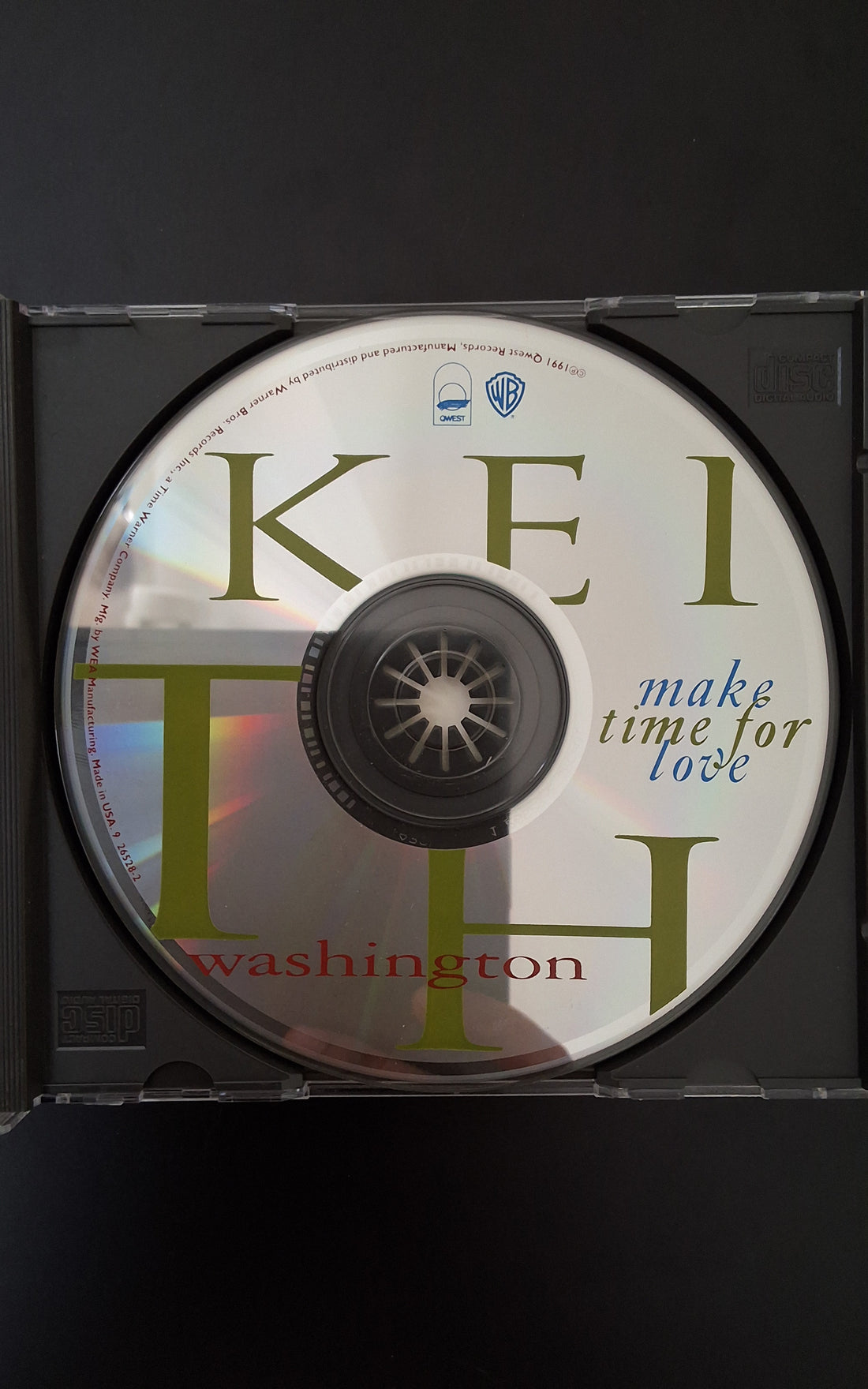 ซีดี Keith Washington - Make Time For Love CD VG+