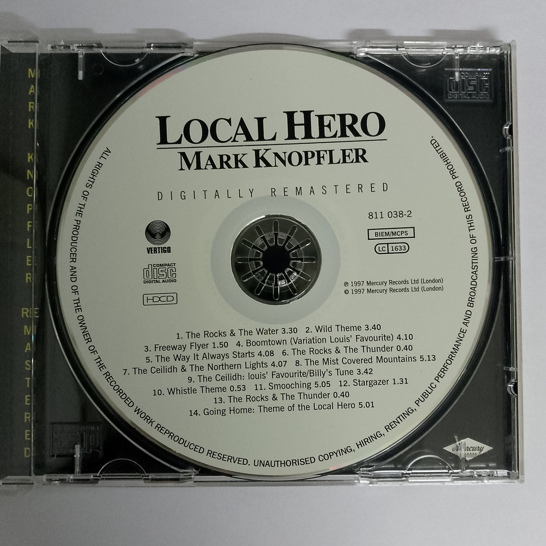 ซีดี Mark Knopfler - Local Hero CD NM