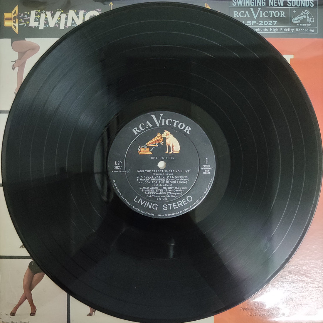 แผ่นเสียง Bob Thompson, His Chorus And Orchestra - Just For Kicks Vinyl VG+