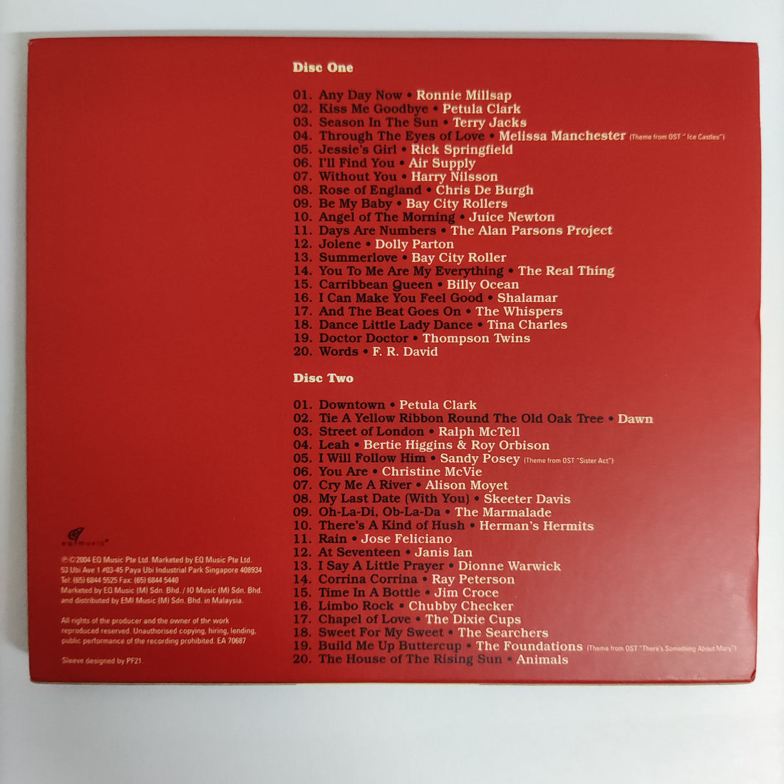 ซีดี Various - The Very Best Of Gold Hits 2 CD NM 2CDs