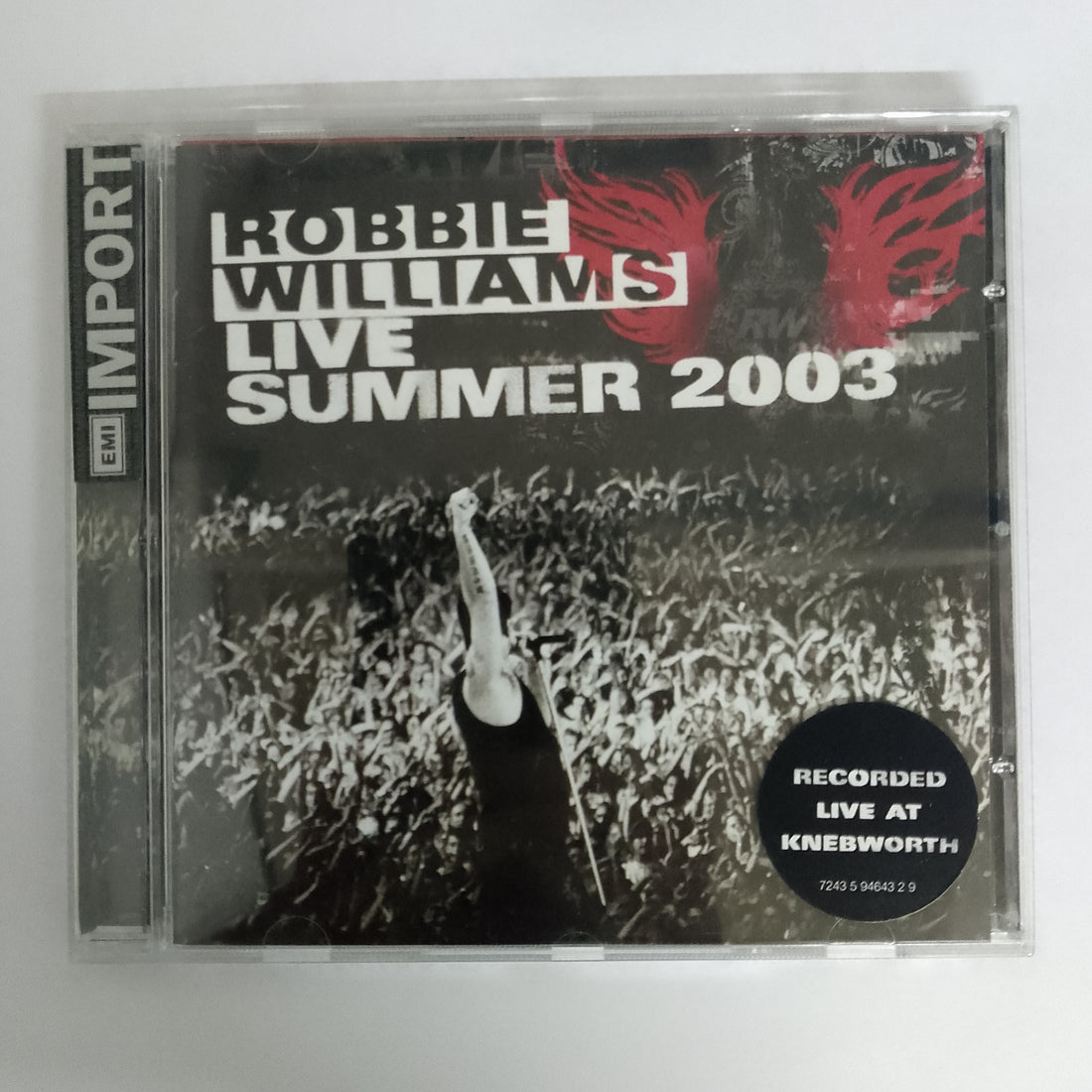 ซีดี Robbie Williams - Live Summer 2003 CD VG+