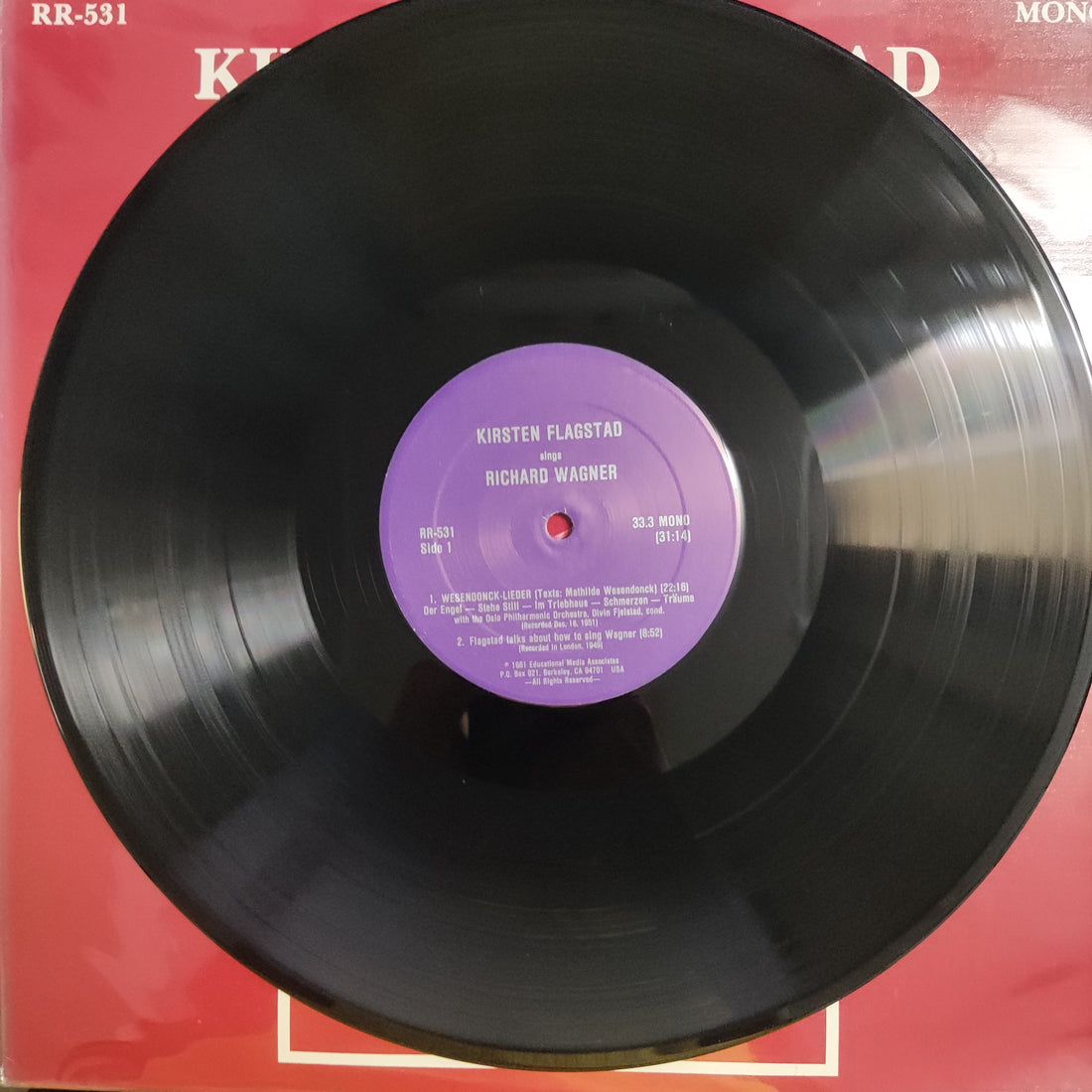 แผ่นเสียง Bruno Walter - KIRSTEN FLAGSTAD SINGS WAGNER / Gotterdammerung: Immolation Scene / Wesendonck Lieder: Two Versions Vinyl VG+