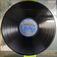 แผ่นเสียง Heinz Holliger, Georg Philipp Telemann - Twelve Fantasies For Oboe Solo Vinyl VG+