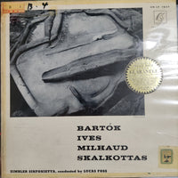 แผ่นเสียง Lukas Foss - Bartok Ives Milhaud Skalkottas Vinyl VG+