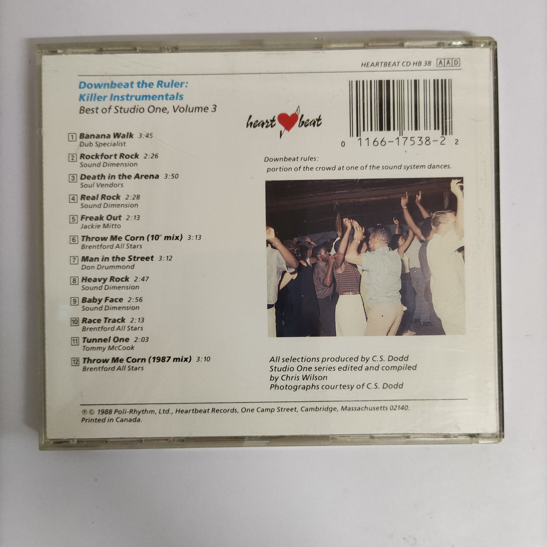 ซีดี Various - Downbeat The Ruler Best Of Killer Instrumentals Vol.3 CD VG+