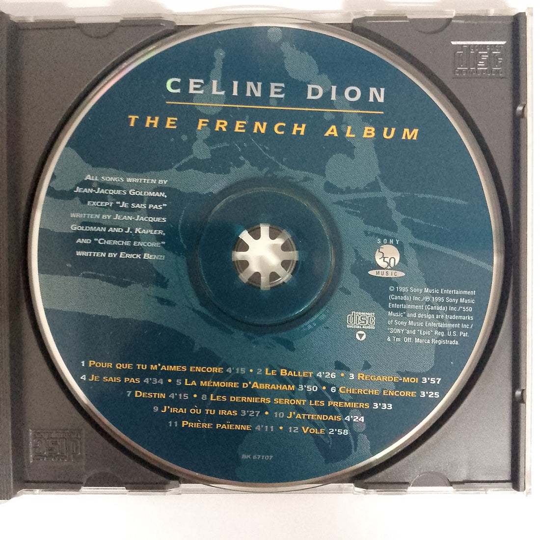 ซีดี Céline Dion - The French Album CD VG+
