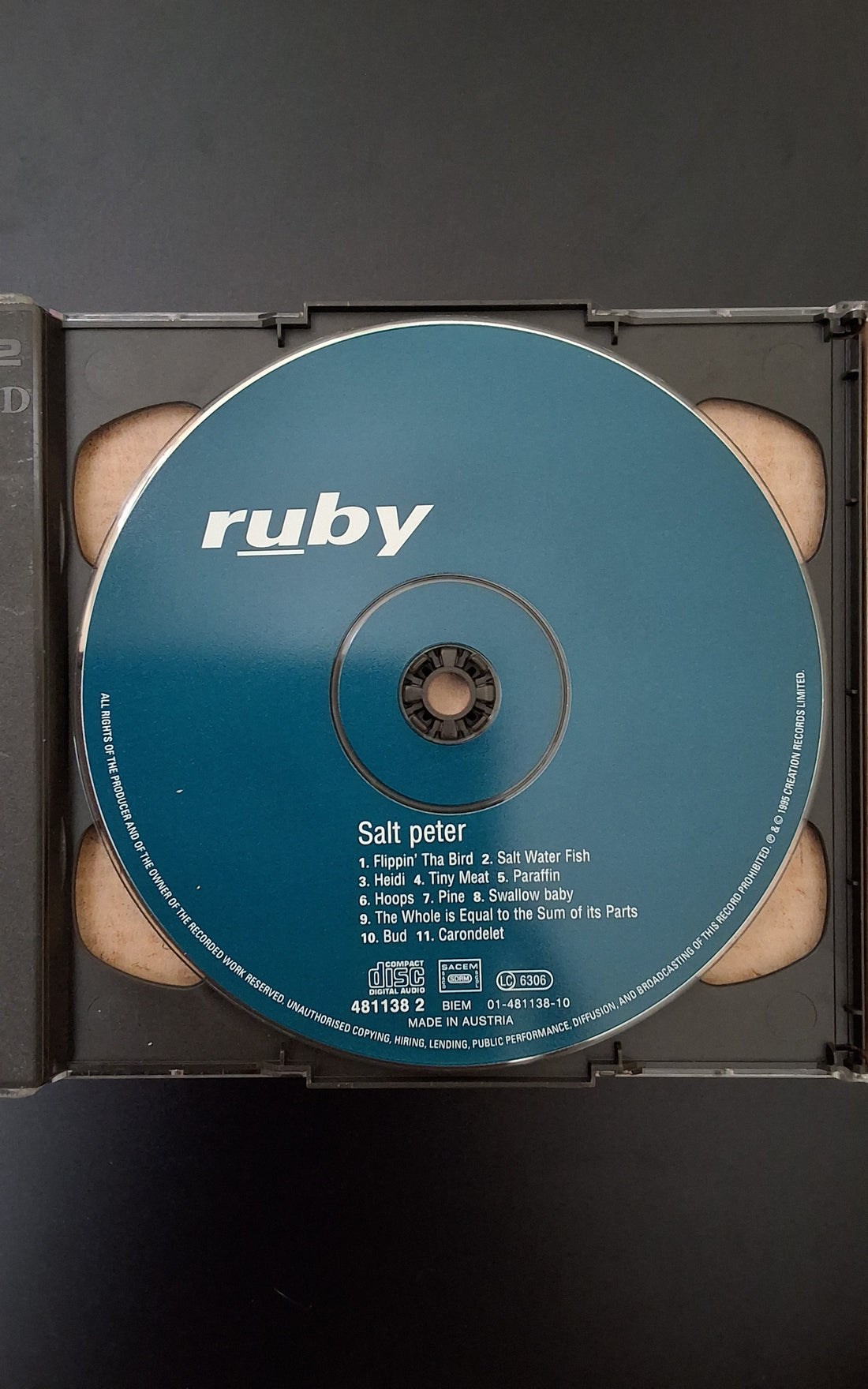 ซีดี Ruby - Salt Peter / Salt Peter Remixed CD VG+ 2CDs
