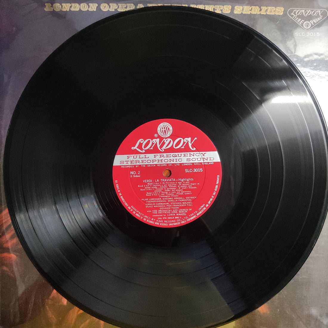 แผ่นเสียง Verdi - La Traviata - Highlights Vinyl VG+