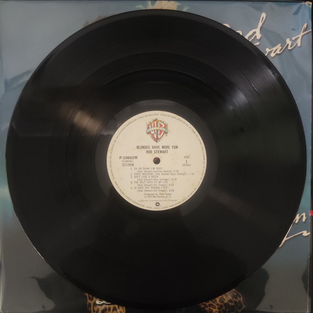 แผ่นเสียง Rod Stewart - Blondes Have More Fun Vinyl VG+