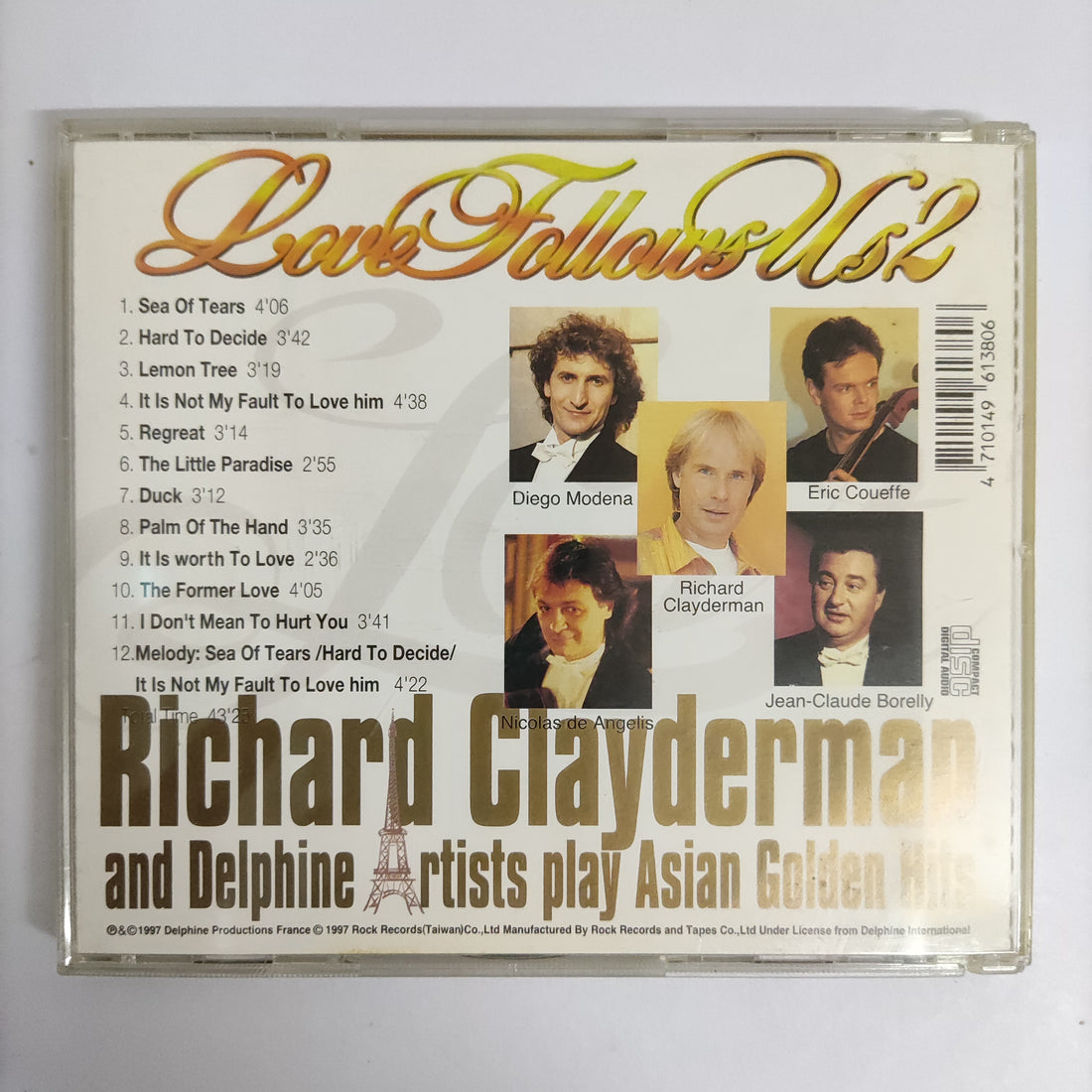 ซีดี Richard Clayderman - Love Follows Us 2 CD VG+