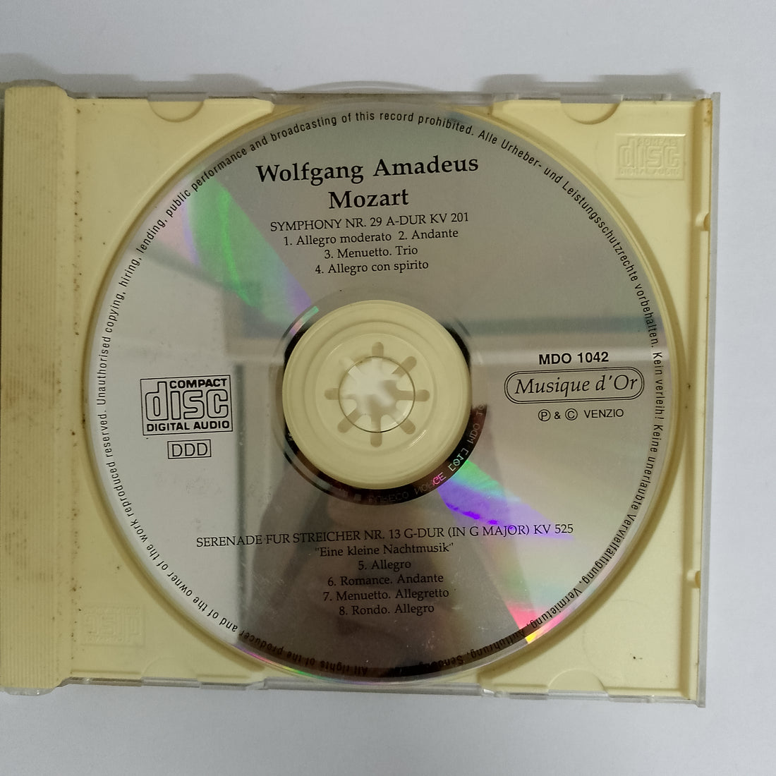 ซีดี Wolfgang Amadeus Mozart, Camerata Labacensis, Alexander von Pitamic - Wolfgang Amadeus Mozart CD VG