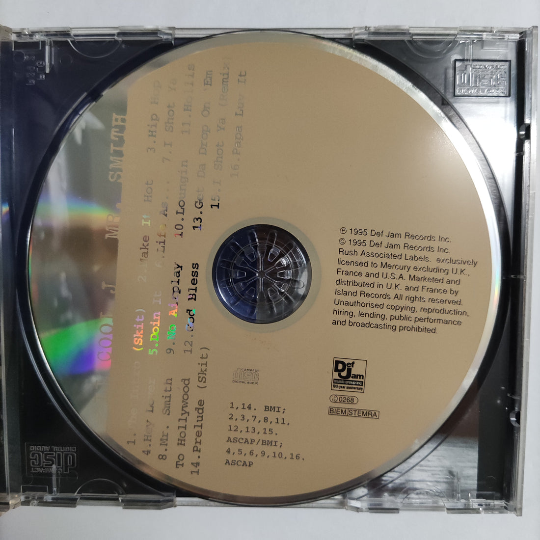 ซีดี LL Cool J - Mr. Smith CD VG+