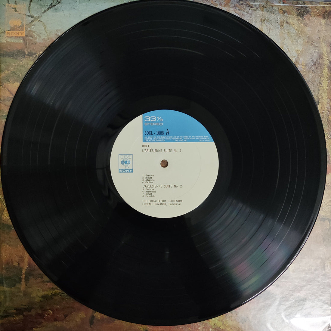 แผ่นเสียง Bizet / Grieg - L'Arlésienne Suites Nos.1&2 Peer Gynt Suite No.1 Eugene Ormandy The Philadelphia Orchestra Vinyl VG+