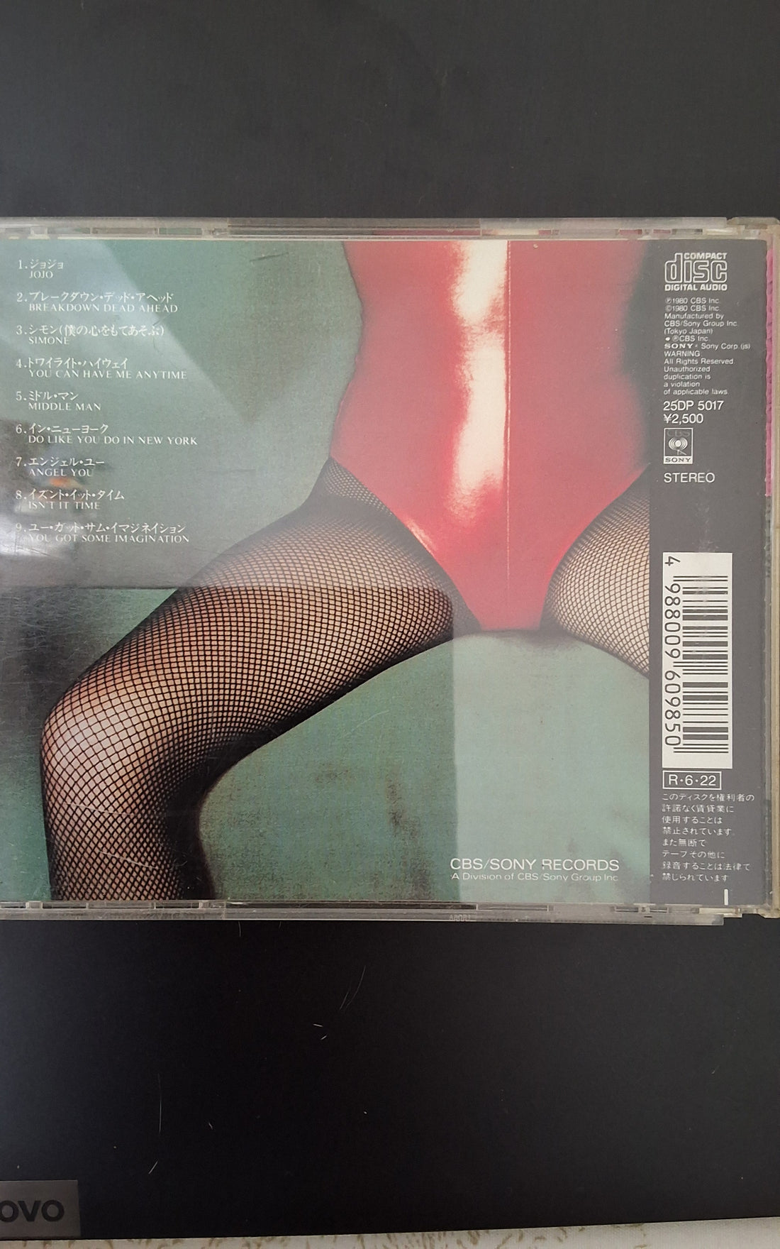 ซีดี Boz Scaggs - Middle Man CD VG+
