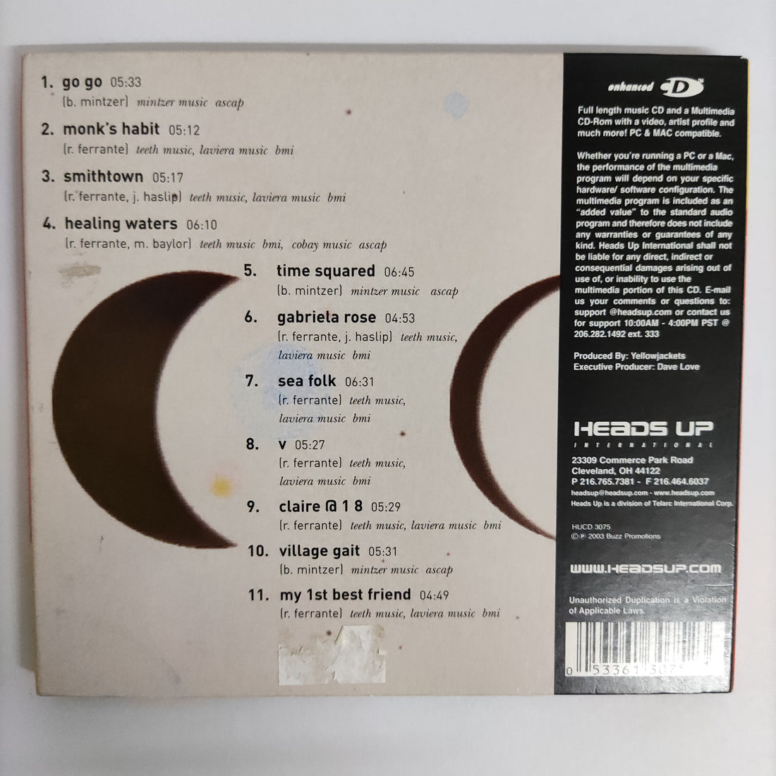 ซีดี Yellowjackets - Time Squared CD NM