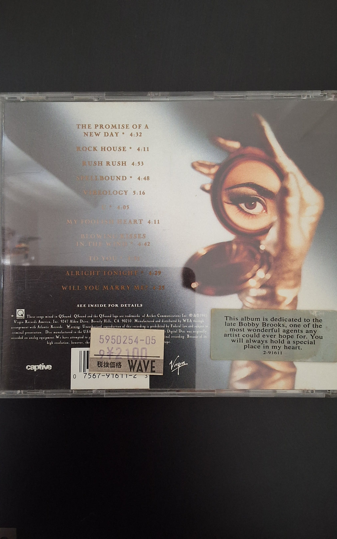 ซีดี Paula Abdul - Spellbound CD VG+