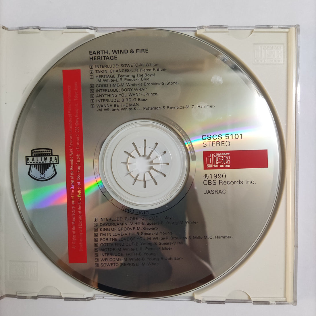 ซีดี Earth, Wind & Fire - Heritage CD VG+