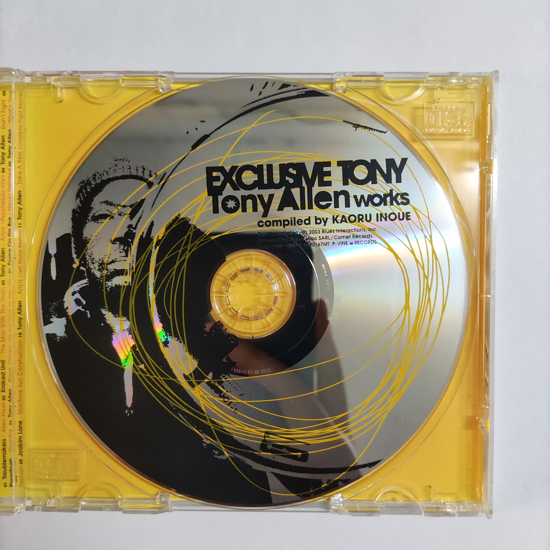 ซีดี Tony Allen - Exclusive Tony: Tony Allen Works Compiled By Kaoru Inoue CD VG+