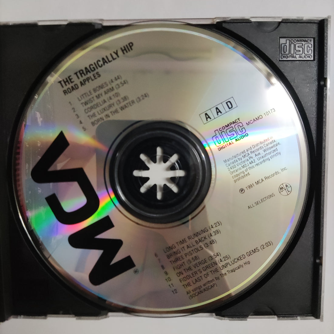 ซีดี The Tragically Hip - Road Apples CD VG+